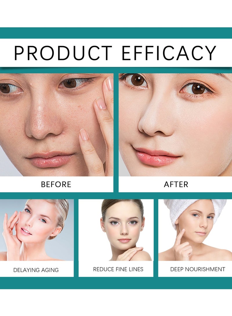 West&Month Korean Retinol Anti Aging Night Cream with Hyaluronic Acid & Vitamin C |Discover young, wrinkle-free & radiant skin| Anti aging cream for oily & dry skin| For Men & Women|Korean Skin Care|50gm - Image 3