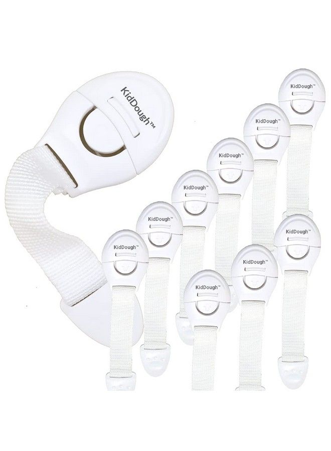 KidDough Furniture Safety Locks For Kids (10 White Locks) (Made In India) - Image 1