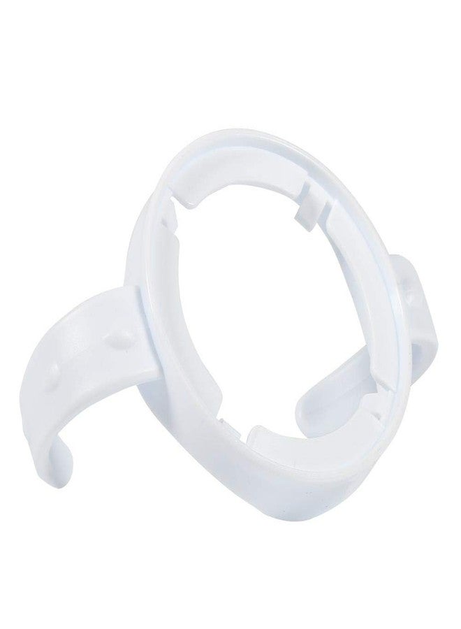 YWY 4 Packs Bottle Handles Baby Feeding Transitional Baby Feeding Nursing Bottle Holders Easy Grip Standard Plastic Handle for Avent Natural Series Baby Bottles (White) - Image 2