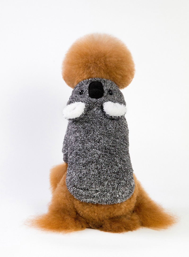 Loquat A pet dog wears a coat and a hat Grey - Image 3