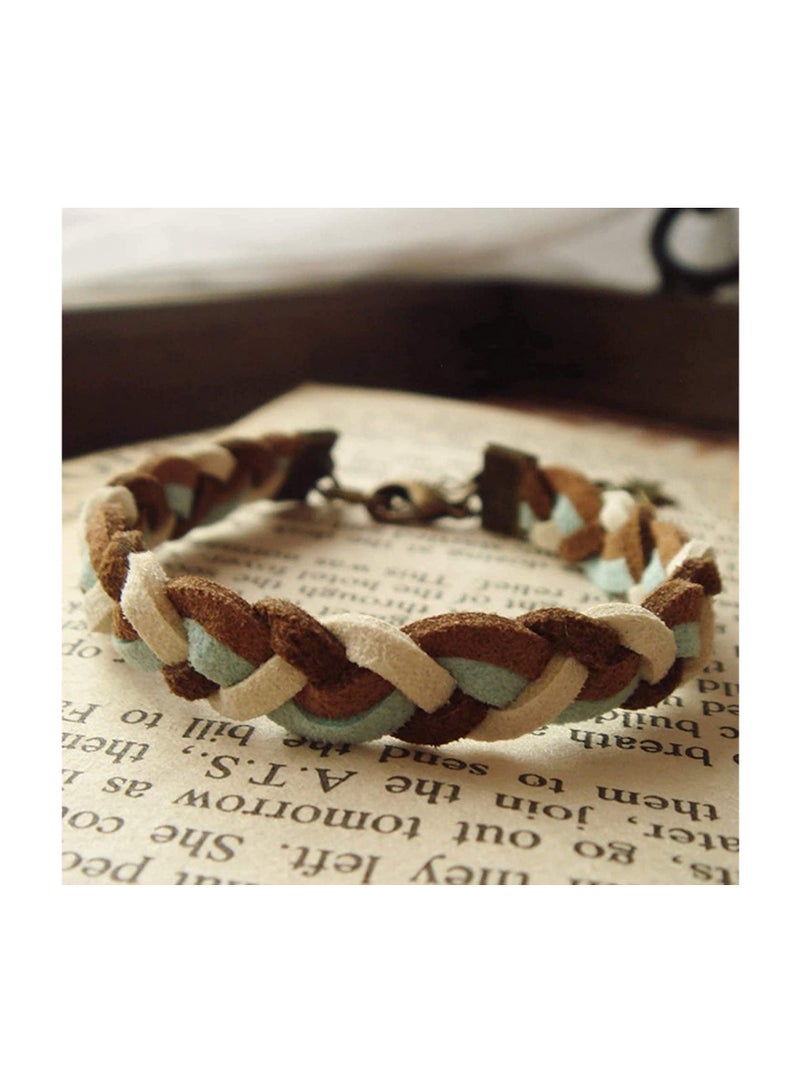 SYOSI 2.6mm Suede Cord, 100 Yards Flat Faux Leather Cord for Necklaces, Bracelets, Jewelry Making, Beading and DIY Crafts Coffee Lace with Roll Spool Bracelet Necklace Handmade(Grey) - Image 5