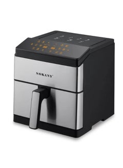 sokany Sokany Air Fryer, 9.5L, 2200W, Black & Silver - SK-10044  - Image 1