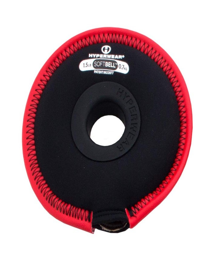 HYPERWEAR SoftBell Hand Weight Plates, 1.5 lbs, Use Alone or with SoftBell Handles for Dumbbells, Kettlebells & Barbells - Image 1