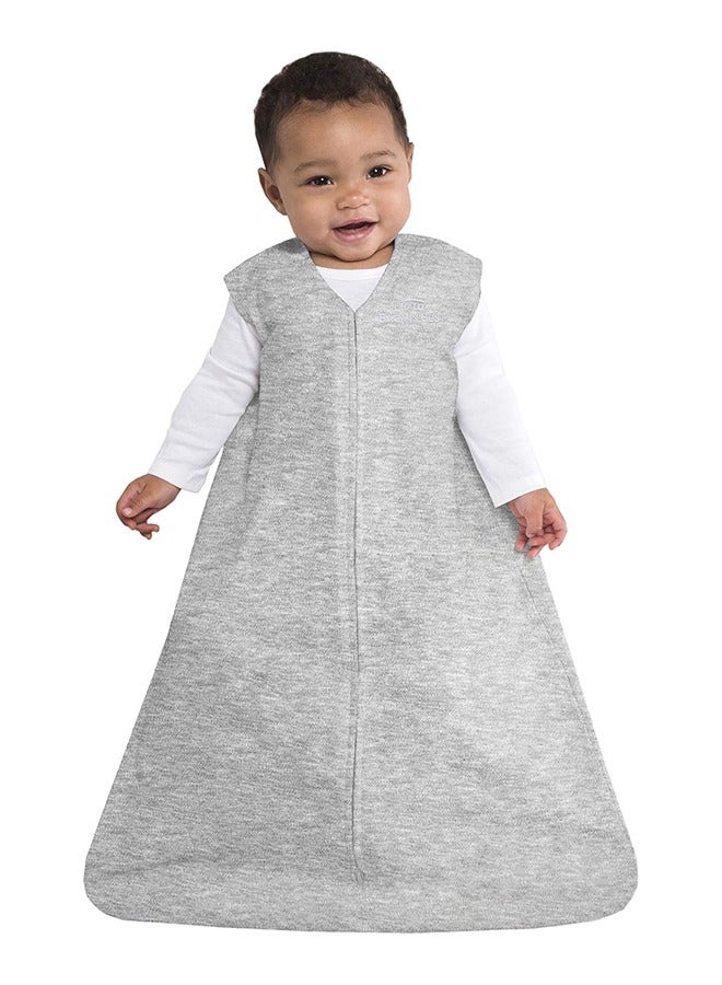 Halo Sleep Sleepsack Sleeping Bag, 0.5 Tog 100% Cotton Heather Grey Sleeping Bag, Newborn Baby Sleeping Bag, Unisex For Boys And Girls, 6 To 18 Months - Image 2