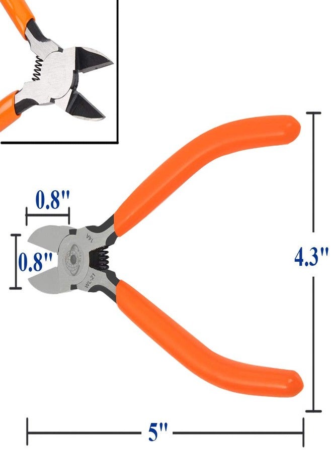 Miular 5 inch Side Cutter Professional Diagonal Cutting Pliers, Wire Cutters - Image 4
