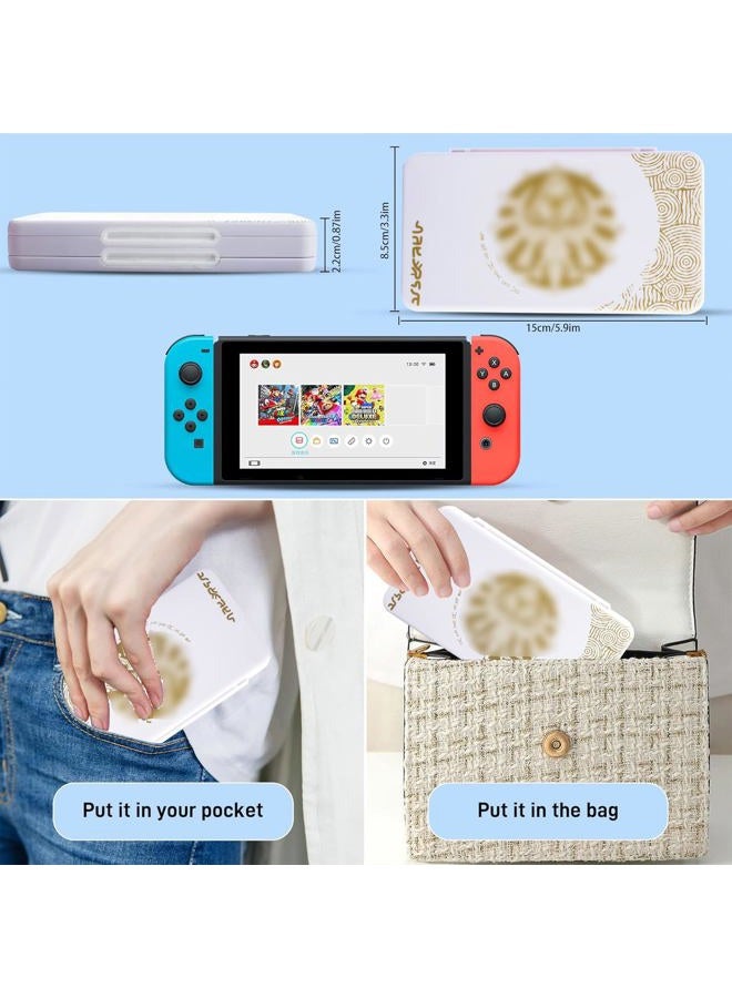 RHOTALL Game Card Case for Nintendo Switch and Switch OLED, Storage Card Box with 48 Game Cards Cartridge and 24 SD Cards Slots, Switch Games Holder with Magnetic Design - for Tears of the Kingdom - Image 5