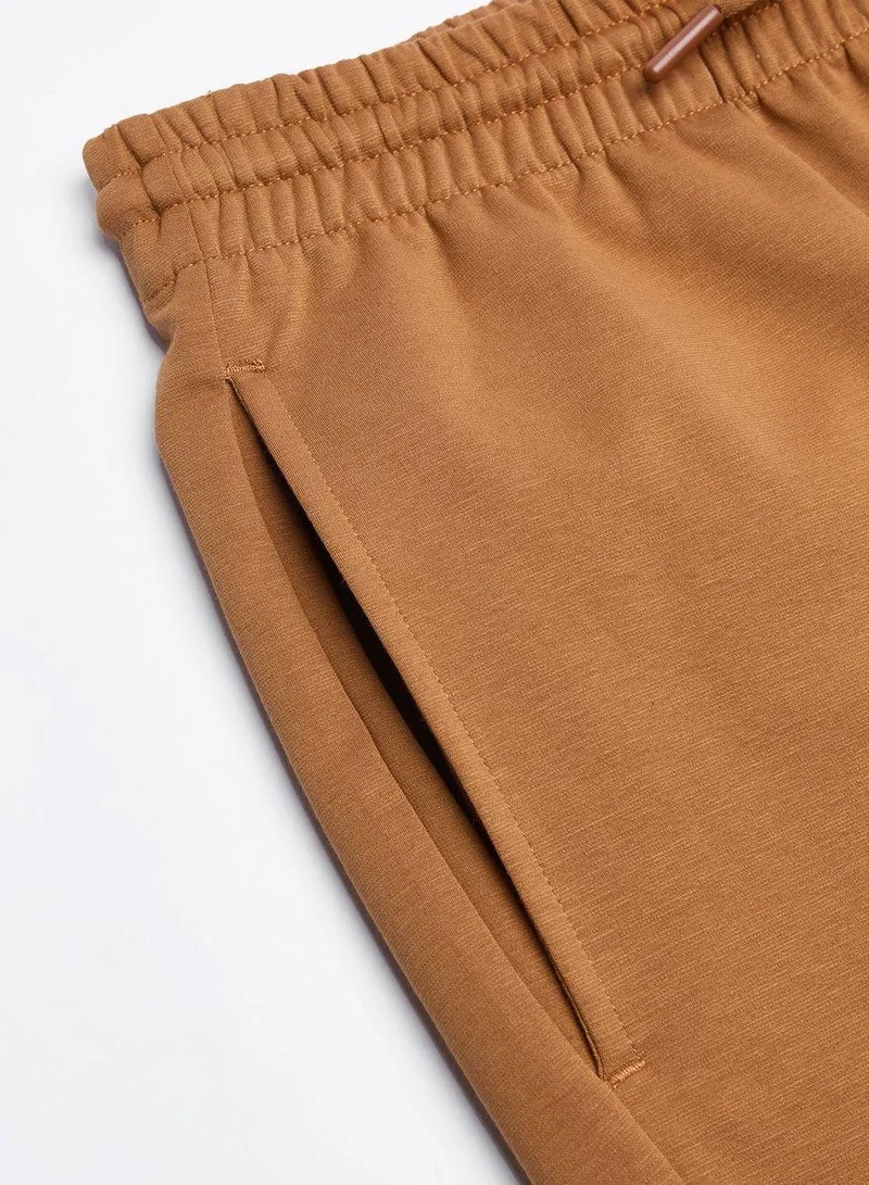 Giordano  Men Regular Interlock Embroidery Shorts for Men | Best Price UAE