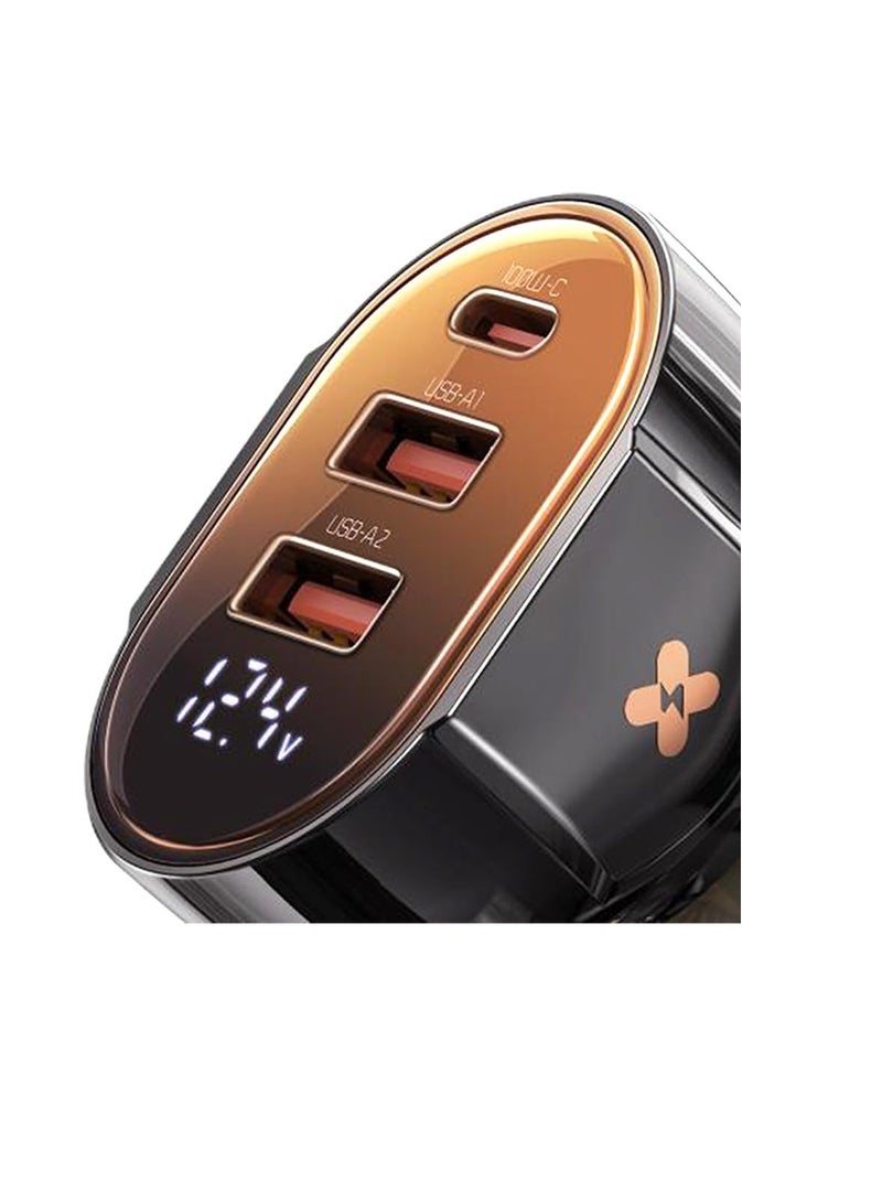 مكدودو Mcdodo CC-2300 100W شاشة رقمية 1C + 2A PD شاحن سيارة سريع - Image 2