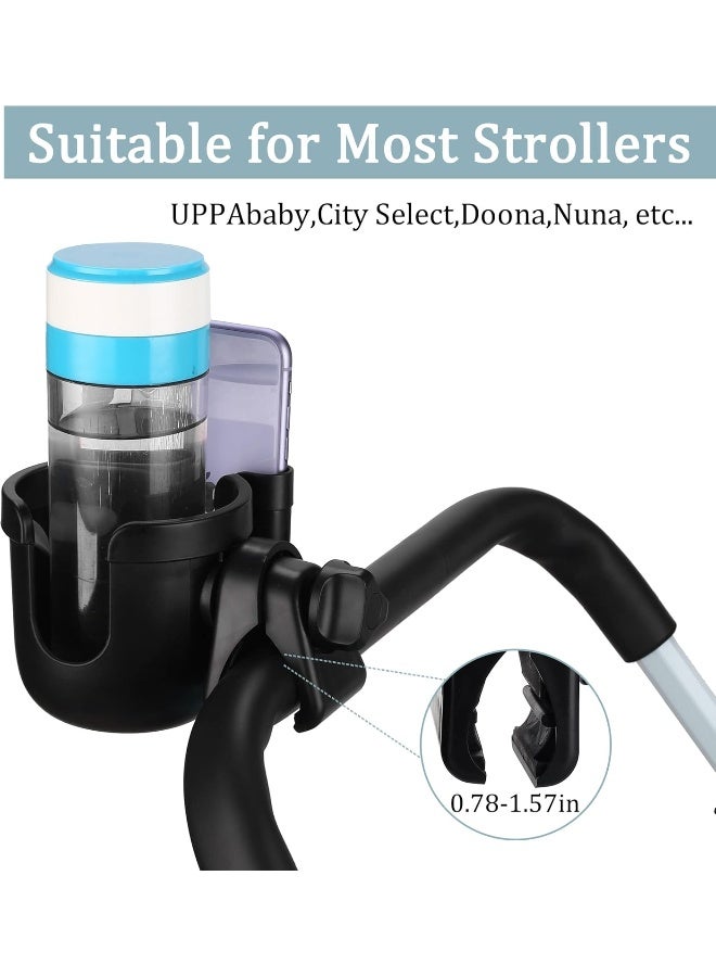 Suranew Universal Pushchair/Pram Cup Holder with Phone Storage Box - Image 3