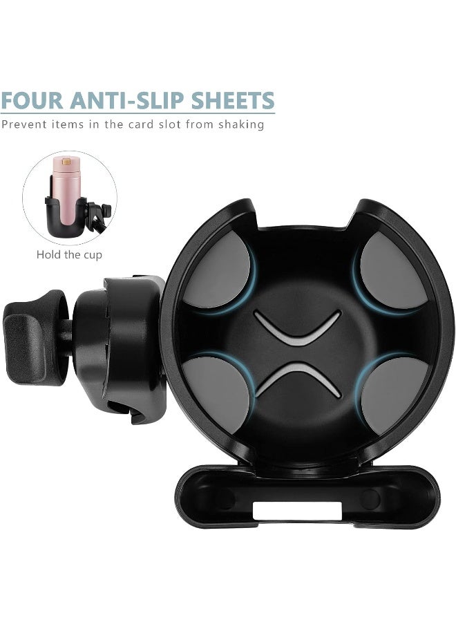 Suranew Universal Pushchair/Pram Cup Holder with Phone Storage Box - Image 4
