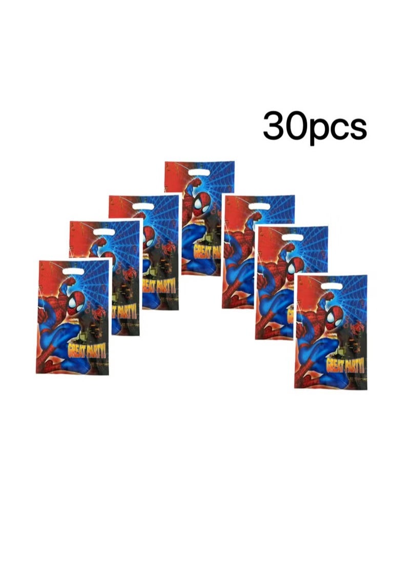 MARVEL - 30Pcs Marvel's Spider-Man Birthday Party Supplies Cartoon Candy Bag Tote Bag Children's Gift Bag Adult Birthday Party Decorations - Image 1