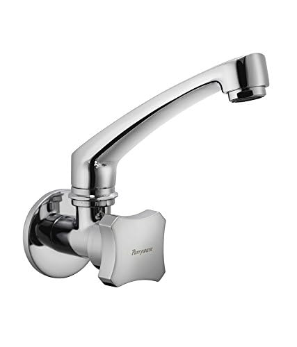 Parryware Brass Polished Jade Sink Cock Silver G0221A1 - Image 1