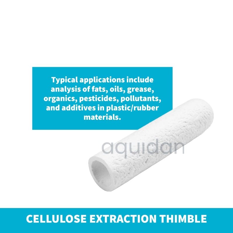 LABART Scientific Cellulose Extraction Thimble, 25mm x 100mm (Pack of 25) - Image 3