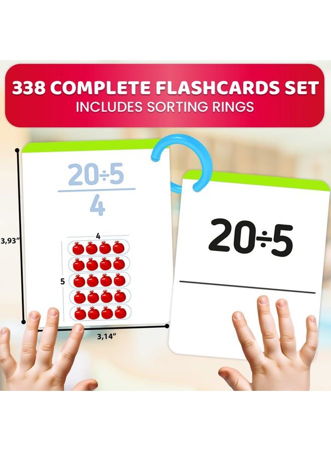quokka Set of 2 Learning Flash Cards - Math Multipack - 338 Cards - Multiplication&Division - Image 2