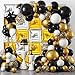 MEMOVAN Silver Square Foil Balloons Gold Balloon Wall Backdrop Double Sided Metallic Sliver Gold Balloons Tunnel Arch Garland for Christmas New Year Graduation Birthday Backdrop Decorations25pcs - Image 4