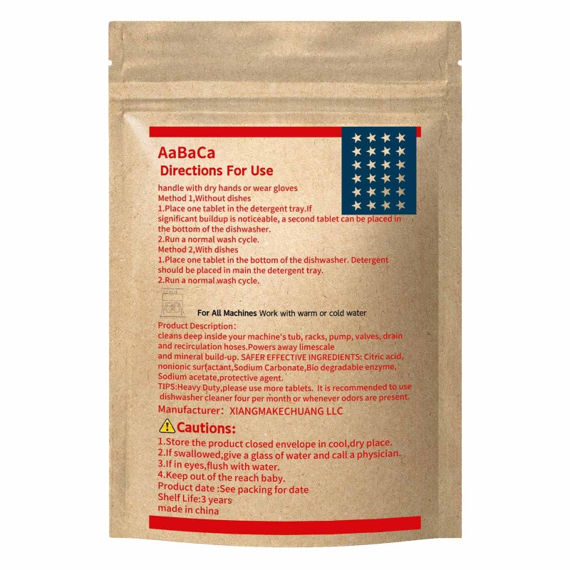 Dishwasher Cleaner Tablets 90 Counts Mint Fresh Tabs Deep Cleans inside 360° Grease Limescale Cleaning More Active Eco Friendly Plastic Free Long Lasting,Cleans The Machine Not The Dishes - Image 2