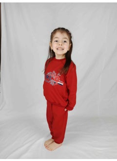 Girl's Red Printed Cotton Tracksuit Set - pzsku/ZB1B6FC21BD360500B47CZ/45/_/1731017127/15953bdf-cd73-469f-a22d-ff59a8fa459b