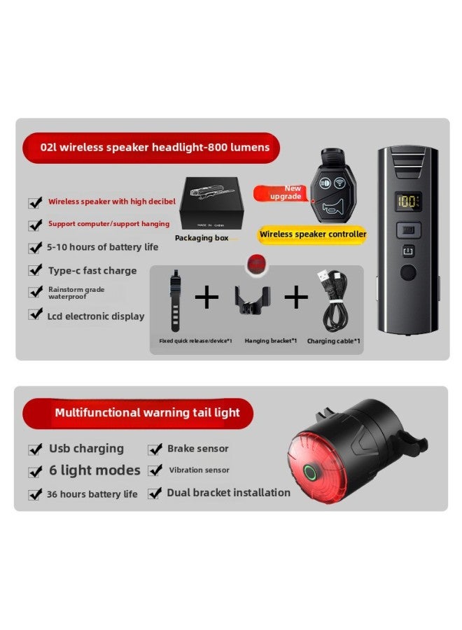 Bicycle Night Riding Headlight Strong Light Waterproof Flashlight Children Mountain Road Night Lighting Riding Equipment Simple