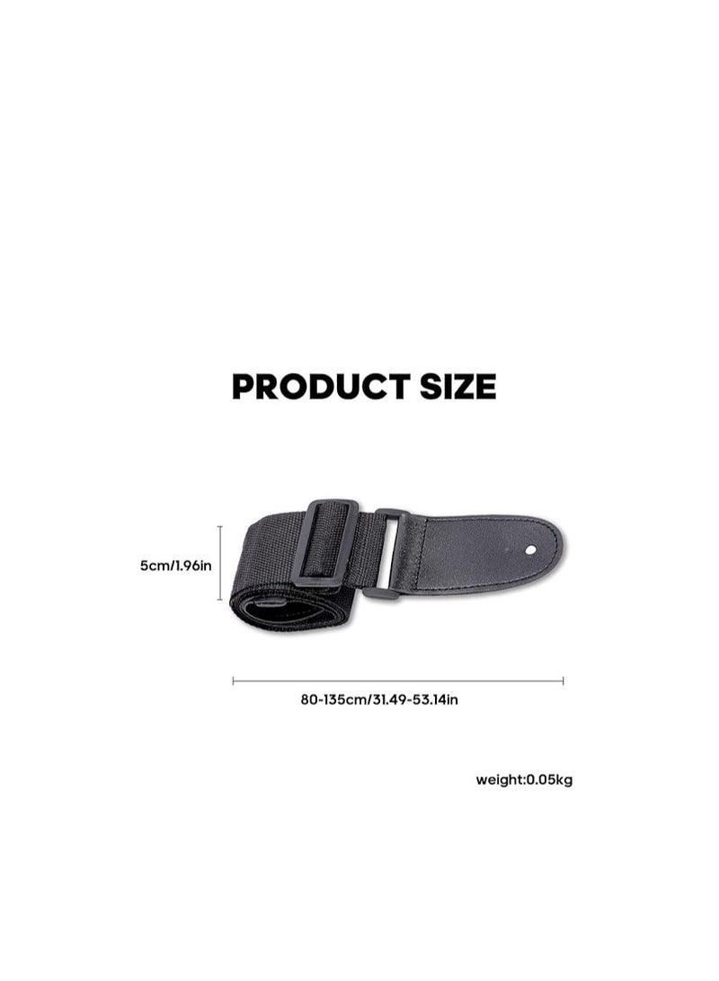 Generic Adjustable Cotton Guitar Strap for Electric Guitar  - Image 2