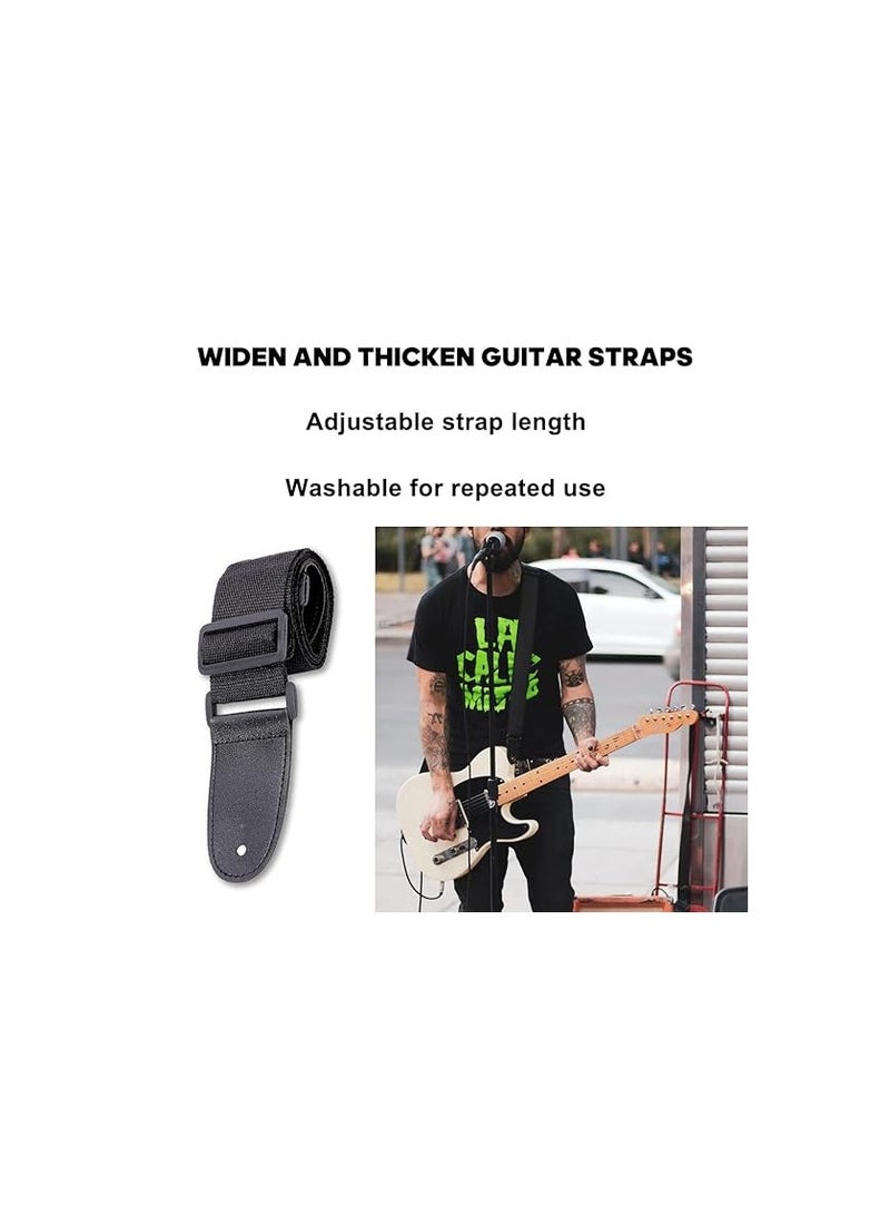 Generic Adjustable Cotton Guitar Strap for Electric Guitar  - Image 4