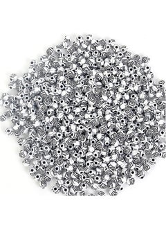 Generic XC 50pcs Acrylic Rose Beads Charm Round Loose Spacer Beads for Jewelry Making Needlework DIY Bracelet Accessories 8mm 10 Colors T81 (Color : H8383-8, Item Diameter : 8mm 50pcs)  - Image 2