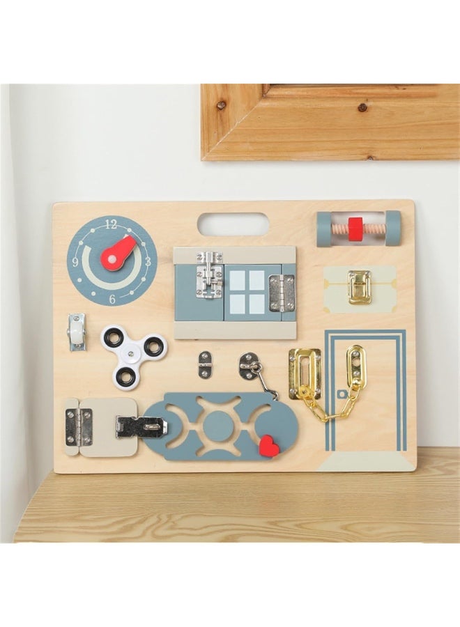 Factory Price سعر المصنع مجموعة لوح النشاط الخشبي أندرو للأطفال 10 في 1 - Image 4