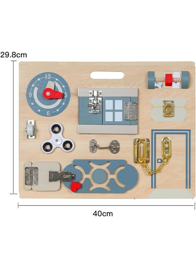 Factory Price سعر المصنع مجموعة لوح النشاط الخشبي أندرو للأطفال 10 في 1 - Image 5