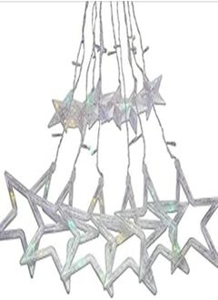 OR Waterproof Star Lights Curtain -12 Stars, 138 Led (Warm White) 