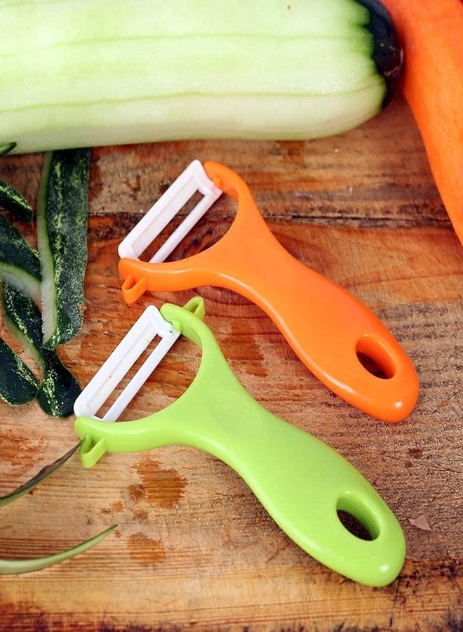 COLIBROX Peelers Grate and Julienne - Fruit and Vegetable Peeler Set Quickly Peels Apple, Potato, Corn, Ginger, Citrus, Avocado, Mango and More - Image 4