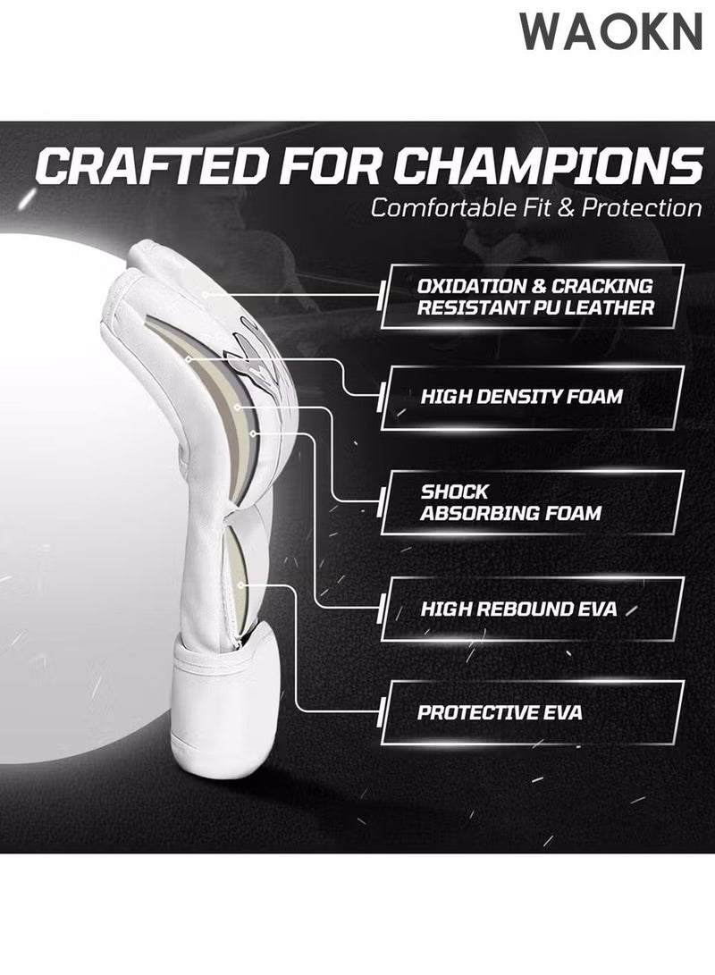 WAOKN Boxing Gloves Fingerless MMA Gloves UFC Boxing Fight Gloves for Sanda Sparring Punching Bag Training Kickboxing & Grappling Martial Arts Gloves  Gloves for Martial Arts Sparring & Training Gloves   Trusted By Pro Fighters - Image 3