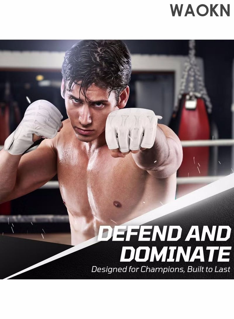 WAOKN Boxing Gloves Fingerless MMA Gloves UFC Boxing Fight Gloves for Sanda Sparring Punching Bag Training Kickboxing & Grappling Martial Arts Gloves  Gloves for Martial Arts Sparring & Training Gloves   Trusted By Pro Fighters - Image 2