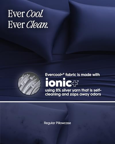 REST® Evercool®+ Cooling Pillowcases Standard - 2 Pillowcases for Sensitive Skin, Silver Infused Fabric for Hygienic Sleep, Silky Smooth for Curly Hair, High Elastic for Snug Fit (19x29 inches) - Image 5