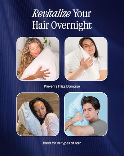 REST® Evercool®+ Cooling Pillowcases Standard - 2 Pillowcases for Sensitive Skin, Silver Infused Fabric for Hygienic Sleep, Silky Smooth for Curly Hair, High Elastic for Snug Fit (19x29 inches) - Image 3