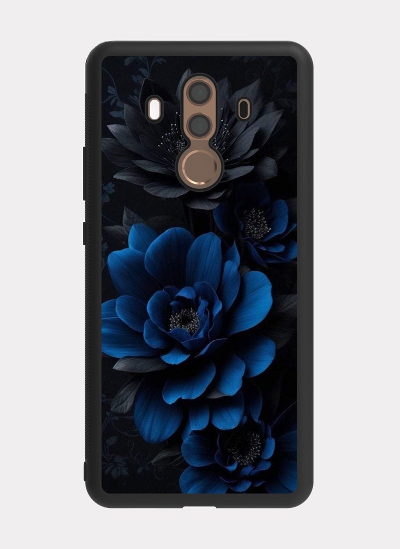 بكسلات كفر هواوي ميت 10 وردة زرقاء ازرق - Image 1