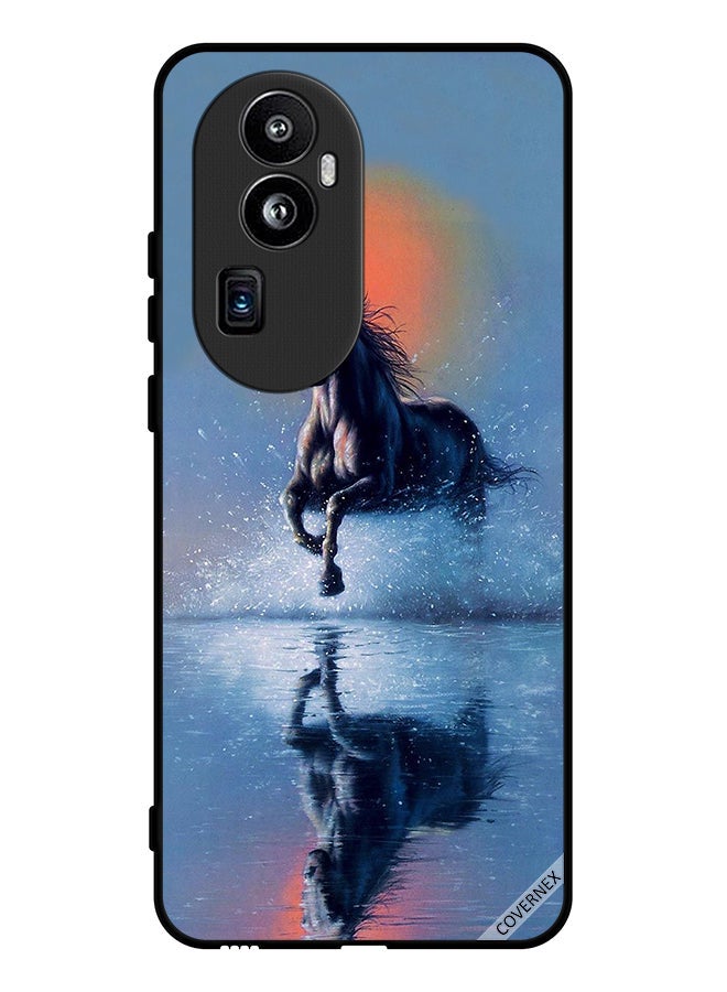 Covernex Protective Case Cover For Oppo Reno 10 China Horse Running In Water Art - Image 1