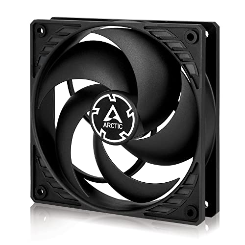 ARCTIC P12 PWM PST CO - PC Fan, 120mm Case Fan, PWM Sharing Technology (PST), Pressure-optimised, Dual Ball Bearing for Continuous Operation, Computer, 200–1800 RPM (0 RPM <5%) - Image 1