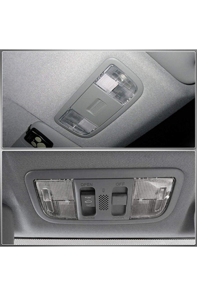 ريحني 2 قطعة، داخل السيارة، خريطة السقف، العدسة، العدسة العلوية، وحدة التحكم، مصباح كابينة السقف لهوندا أكورد CR-V CRV... - Image 3