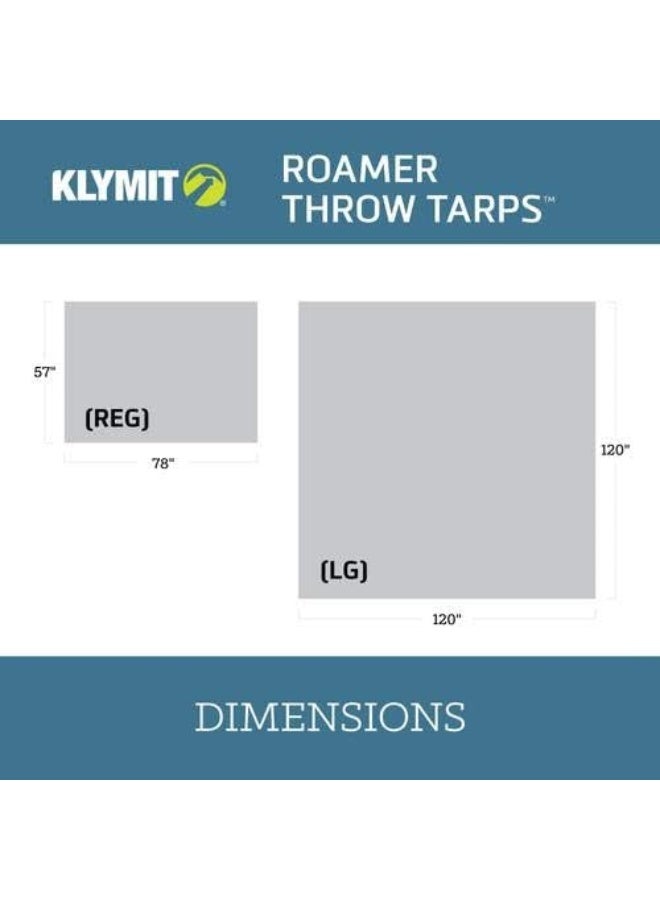 Klymit Roamer Throw Tarp, Compact Portable Pocket Blanket - Image 1