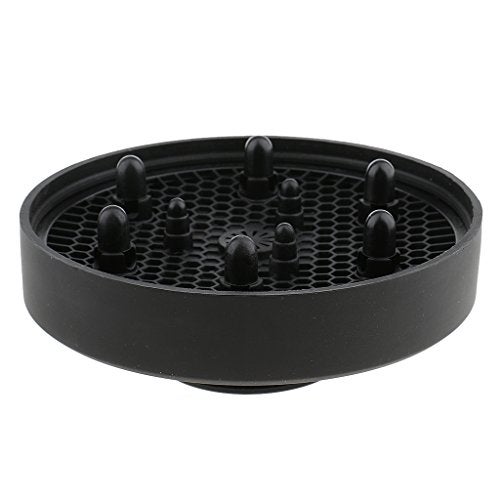 Segolike Universal Collapsible Silicone Hair Dryer Blower Diffuser Hairdressing Styling Tool Salon Curl Hair Blower Nozzle - black - Image 5