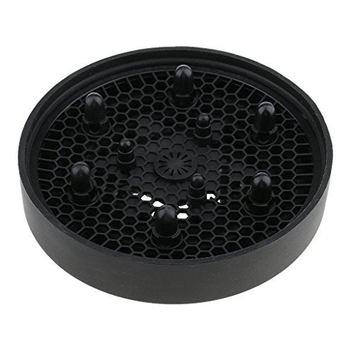 Segolike Universal Collapsible Silicone Hair Dryer Blower Diffuser Hairdressing Styling Tool Salon Curl Hair Blower Nozzle - black - Image 3