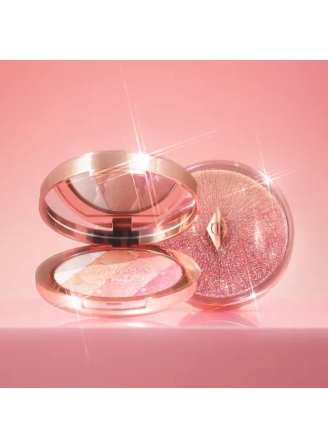 Charlotte Tilbury Pillow Talk Multi-Glow Romance Light Highlighter – Soft Focus Blurring Powder, Radiant Pink Glow, Limited Edition - Image 2