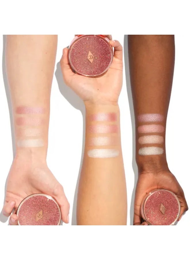 Charlotte Tilbury Pillow Talk Multi-Glow Romance Light Highlighter – Soft Focus Blurring Powder, Radiant Pink Glow, Limited Edition - Image 3