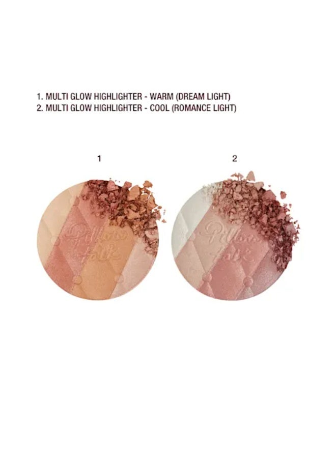 Charlotte Tilbury Pillow Talk Multi-Glow Romance Light Highlighter – Soft Focus Blurring Powder, Radiant Pink Glow, Limited Edition - Image 5