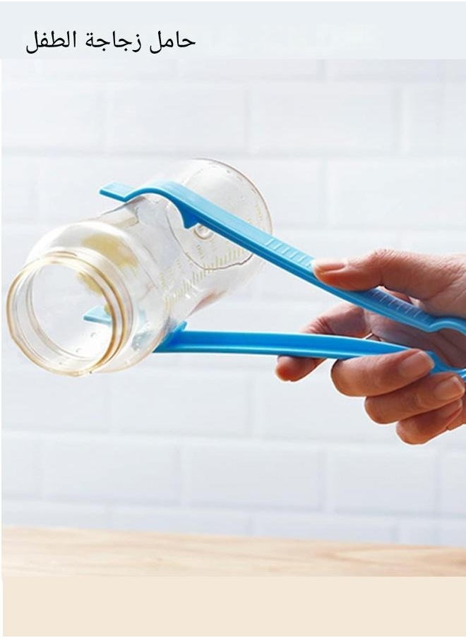 tangs - 7Pcs Baby Bottle Cleaning Brush Set - 360° Rotating Scrubber for Feeding Bottles, Pacifiers, Cups, and Straws - Includes Nylon Sponge Brush, Straw Brush, and Bottle Clip - Quick Dry and Easy to Hold - Image 1
