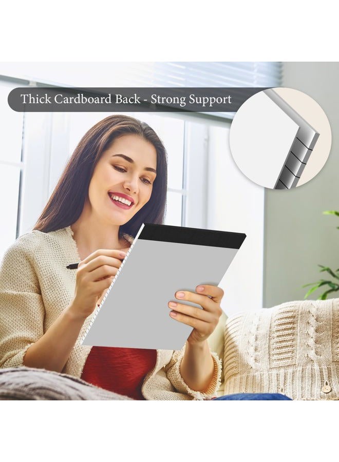 Nichela Legal Pads 8.5 x 11 Pack of 6 Note Pads Wide Ruled Notepad Writing Pads Colored Paper - Image 4