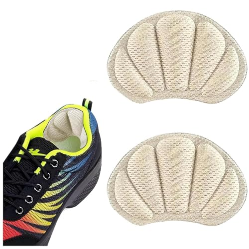 NOTYEX Back of Heel Inserts Cushion Pads Heel Grips Liner Shoe Insoles for Loose Sneaker, Shoes & Boots Heel Protector Filler Insert Pads, Too Big Boots, Improve Shoe Fit and Comfort For Men Women (Starlight, Pair Of 1) - Image 1