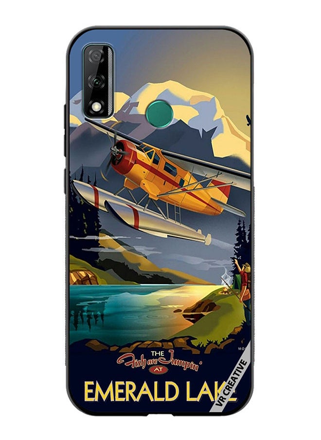 VR CREATIVE Protective Case Cover For Huawei Y8s Emerald Lake Design Multicolour  - Image 1