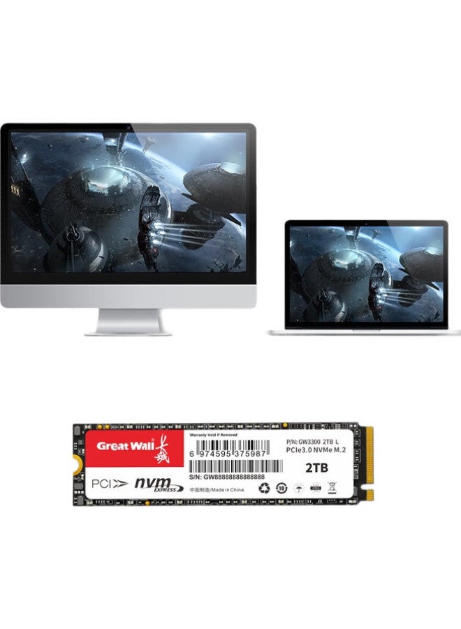 Great Wall 256Gb Ssd, M.2 Interface (Nvme Protocol), Pcie 3.0X4, Gw3300 Series - Image 1