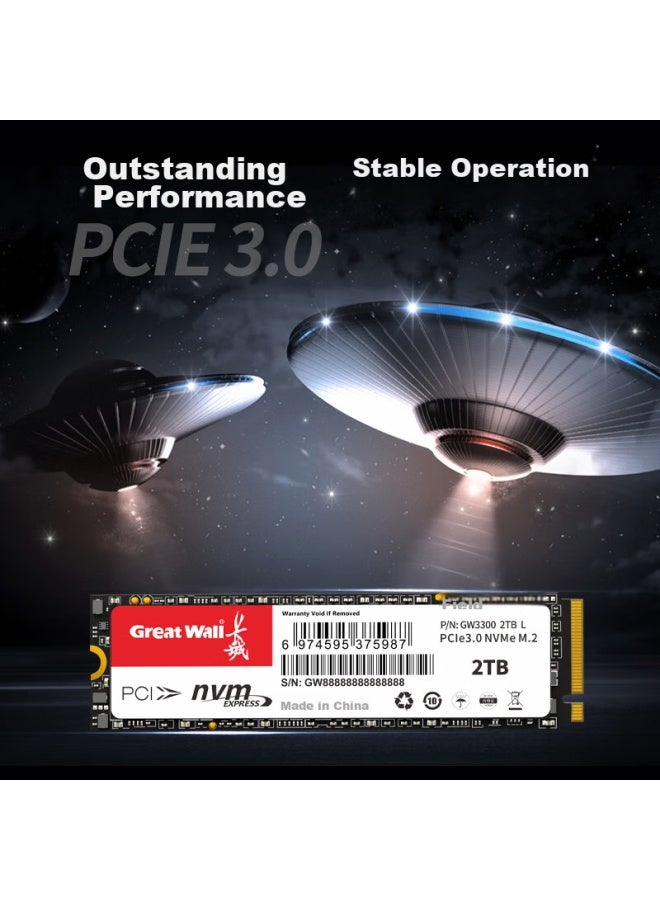 Great Wall 256gb Ssd, M.2 Interface , Pcie 3.0x4, Gw3300 Series - Image 3