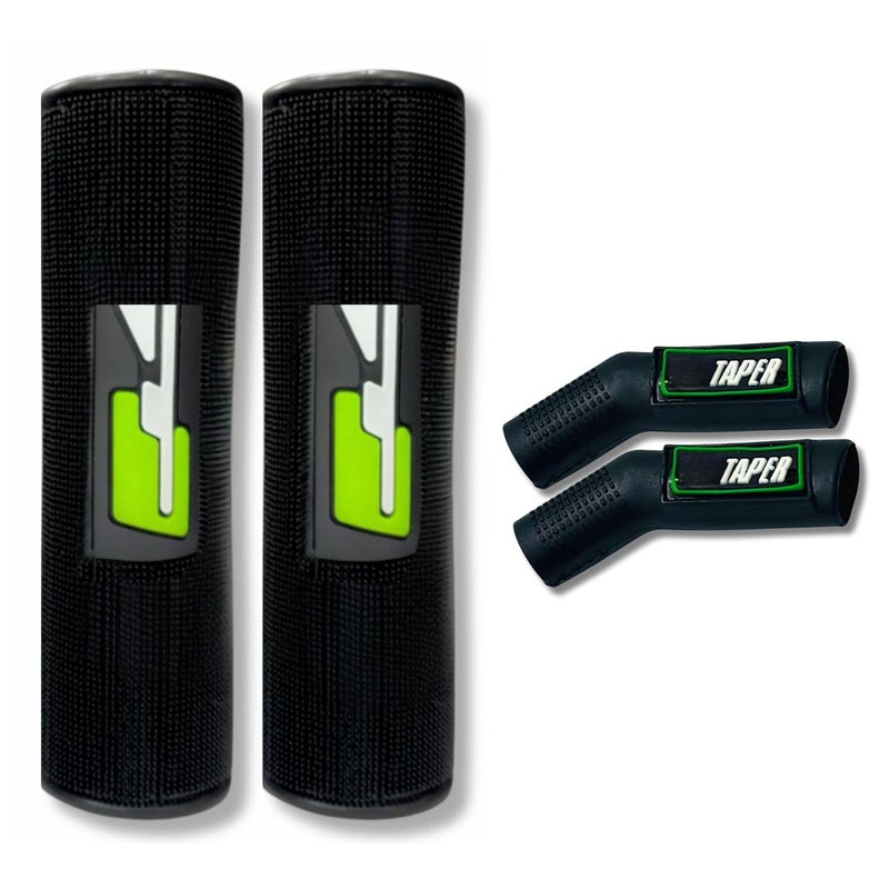 ZENITH Universal Scooty, Motorcycle Soft Rubber Handle Grip Cover & Gear Shift Cover Combo Comfort for Honda Activa,Yamaha, Bajaj, Hero (G GREEN + GEAR SHIFT COVER 2PC) - Image 1